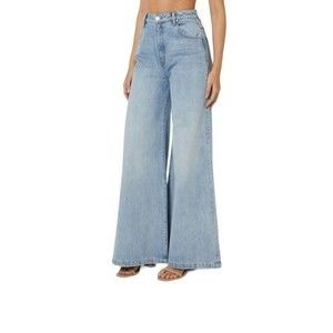 ROLLA’S ELLE SUPER FLARE HIGH RISE RELAXED FLARE JEANS IN AMY ORGANIC COTTON